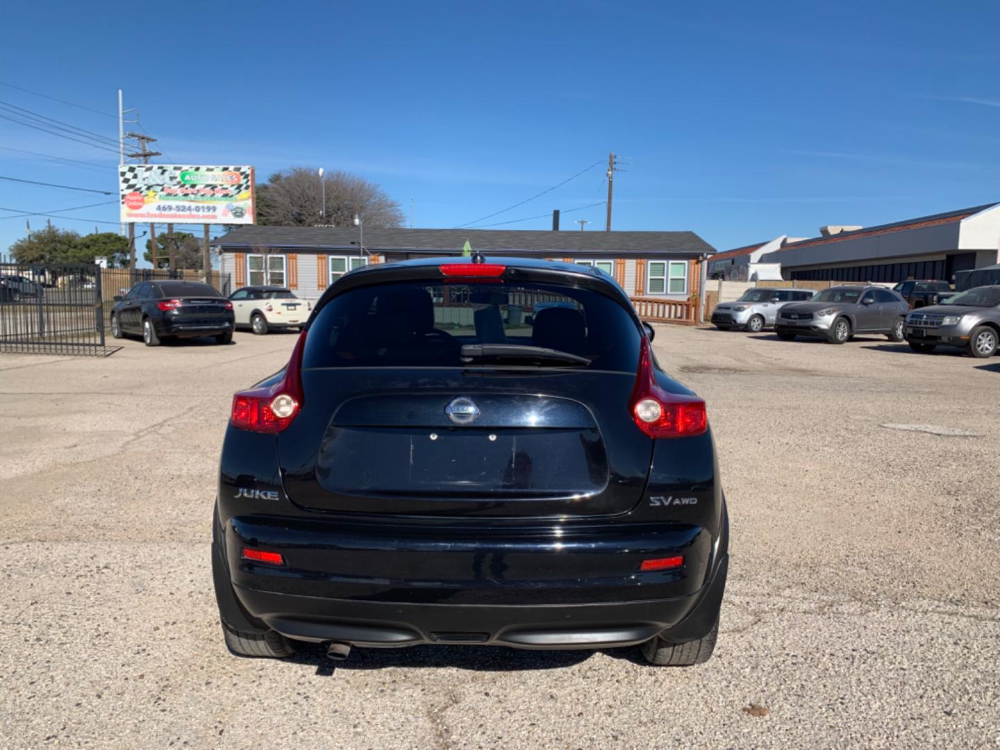 2013 Black /Black Nissan Juke (JN8AF5MV4DT) , AUTOMATIC transmission, located at 1830 North Belt Line Road, Irving, TX, 75061, (469) 524-0199, 32.834373, -96.993584 - Photo#4